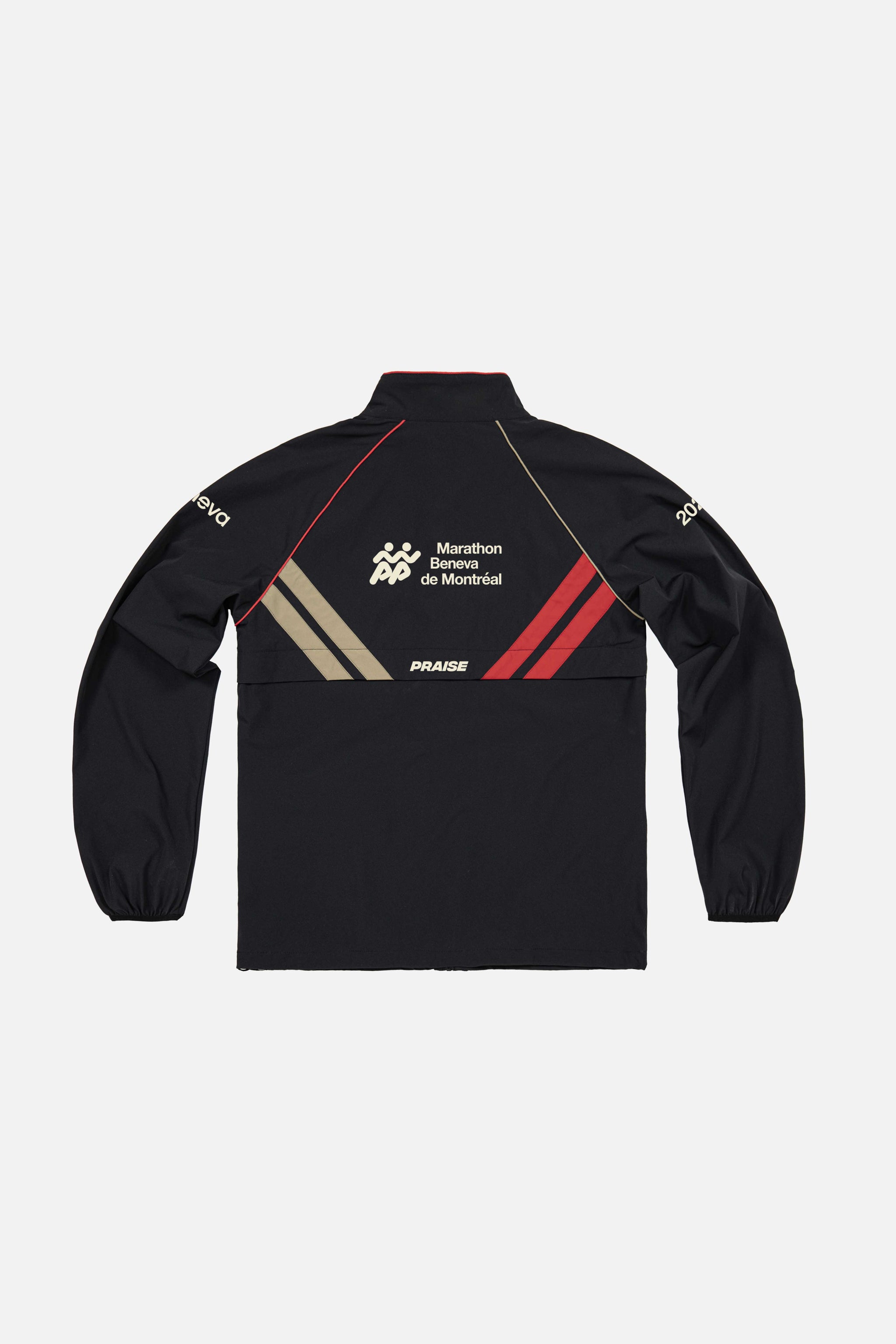 prasthana 残響 stand neck jacket PRAISE x Marathon Beneva de Montréal '25 - Mens Running Jacket