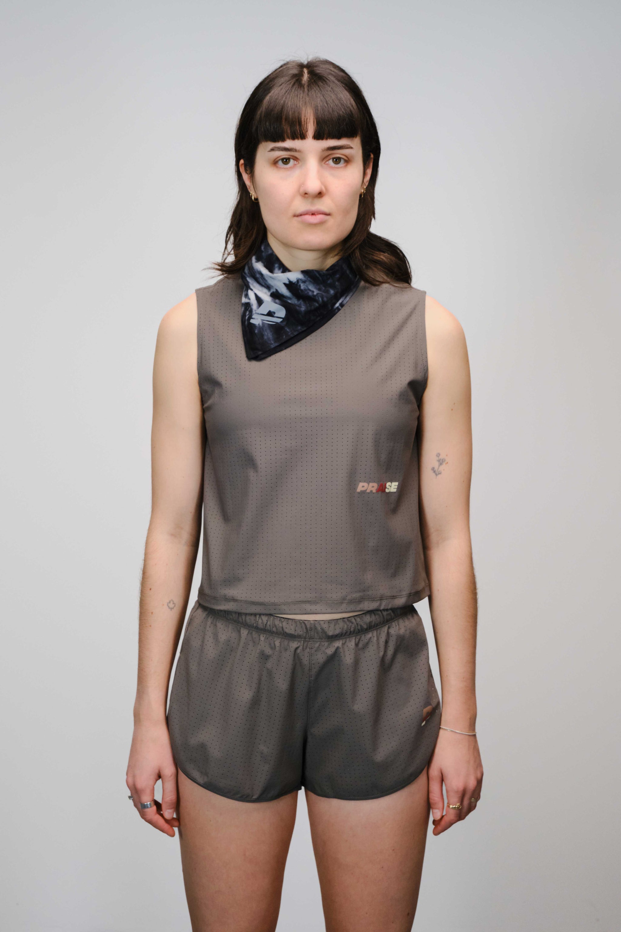 新作サルセーション　Back Pleat Tank Top Shop Black 'The Straps' Tank Top on Sale at BeyondStyle – Get 10